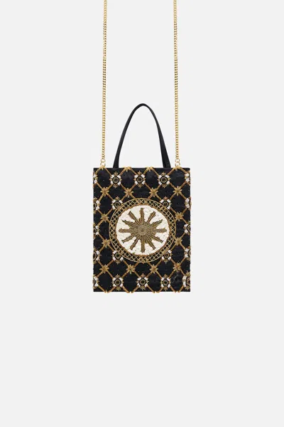Camilla Embellished Mini Tote Monarchy Mania In Black