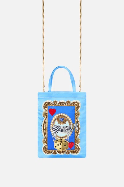 Camilla Embellished Mini Tote With Chain Strap Verses In Vintage