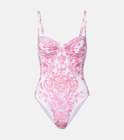 Camilla Embellished Printed Swimsuit In Multi