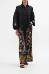 Camilla Embroidered Balloon Sleeve Shirt Blouse Loom To Tomb