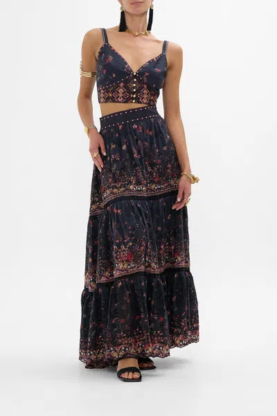 Camilla Embroidered Bralette Loom To Tomb In Multi