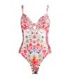 Camilla Faith, Luck & Justice Knot Front Panelled One-piece Swimsuit