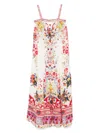 Shop Camilla Faith, Luck And Justice Maxi Dress In Weiss