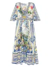 Camilla Fitted-waist Silk Maxi Dress