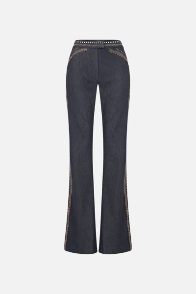 Camilla Flare Trouser With Seam Detail Notes From The Blue Room