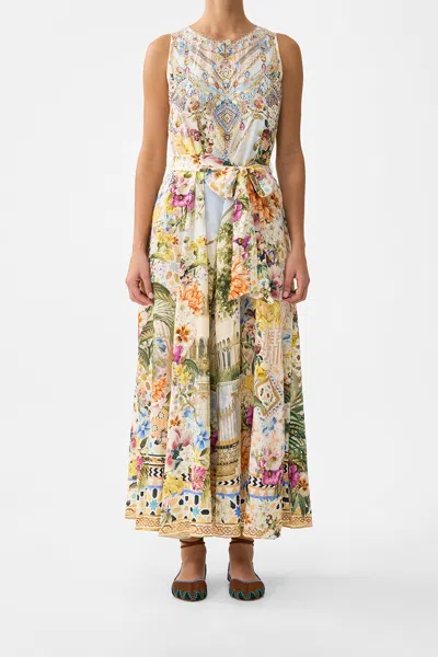 Camilla Flared Jumpsuit The Architects Of Alcázar In Multi