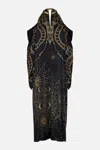 Camilla Flared Sleeve Cold Shoulder Long Kaftan Call Me Cleopatra