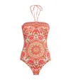 Camilla Shell Games Bandeau One-piece Swimsuit In Multi