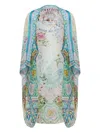 Camilla Floral-pattern Crystal-embellishment Beachwear In Multi