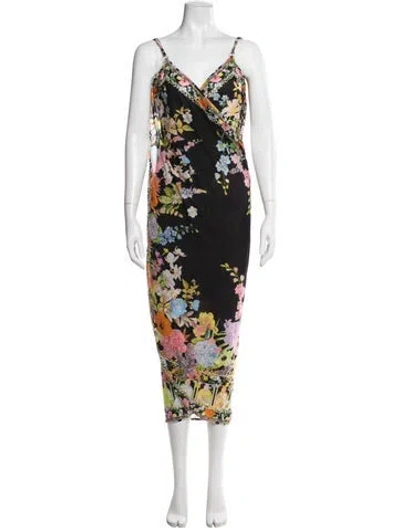 Pre-owned Camilla Floral Print Cover-up In Orange