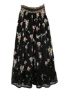 Camilla Corset Waist Wide Leg Pant In Black