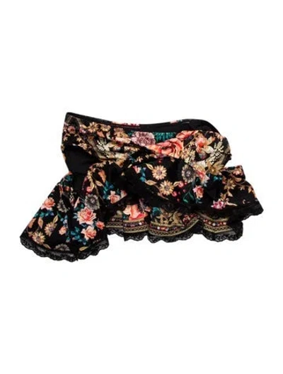 Pre-owned Camilla Floral Print Top In Multi