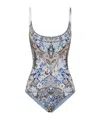 Camilla Floral Printed One-piece Swimsuit In Multicolor
