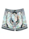Camilla Folk Afloat Swim Shorts In Multi