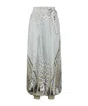 Camilla Asymmetrical Belted Pant Sahara Starlet In Gray