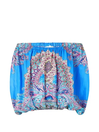 Camilla Footsteps In Folklore Top In Multi