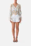 Camilla Frilled Shorts In Multi