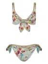Camilla Gardens Of Queluz Bikini Set In Gray