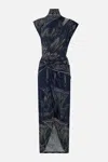 Camilla Gathered Column Jersey Dress The Egypt Effect