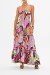 Camilla Gathered Cut Out Dress Giza Goddess