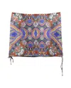 Camilla Geometric Print Mini Skirt In Multicolor Polyester In Multi