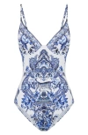 Camilla Glaze And Graze Soft Cup Underwire One-piece Swimsuit In Glaze And Graze