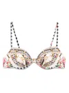 Camilla Graphic-print Bikini Top