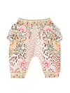 Camilla Graphic-print Cotton Leggings In Brown