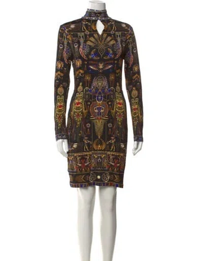 Pre-owned Camilla Graphic Print Knee-length Dress In Multicolor