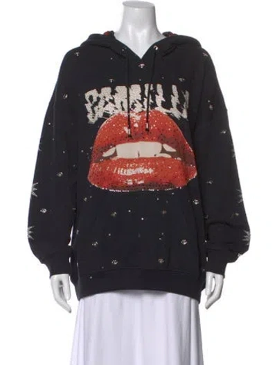 Pre-owned Camilla Graphic Print Mini Dress In Black