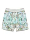 Camilla Graphic-print Swim Shorts In Multi