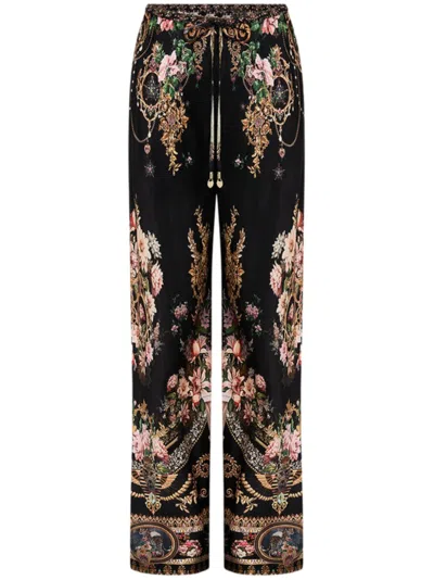 CAMILLA GRAPHIC-PRINT TROUSERS
