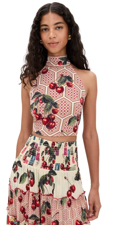 Camilla Halter Tie Back Top Notes From The Road