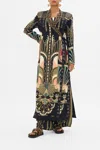Camilla Hand Embellished Cross Over Coat They Called Her Nefertari