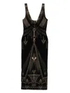 Camilla Hardware Detail Tank Dress In Black