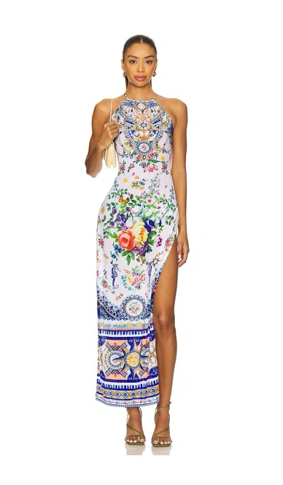 Camilla High Neck Long Dress