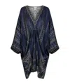 Camilla Pierced V Neck Short Kaftan The Egypt Effect In Black
