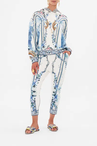 Camilla Hoodie With Side Pockets Season Of The Siren In Blue/