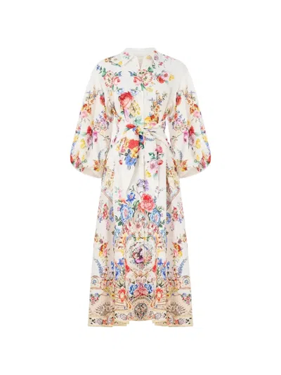 Camilla I Left My Heart In Granada Midi Dress In Multi