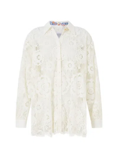 Camilla I Left My Heart In Granada Shirt In White