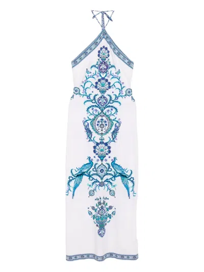 Camilla Isnik Lullaby Halter Dress In Multi