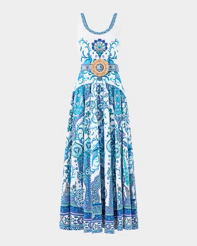 Camilla Isnik Lullaby Jersey Tank Dress In Blue