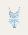 Camilla Continuous Underwire Moulded Cup One Piece Ceramic Panoramic In Multi