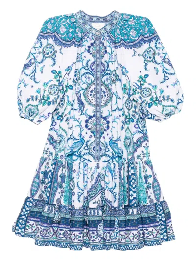 Camilla Isnik Lullaby Shirt Dress In Blue