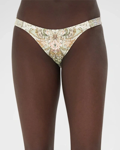 Camilla Ivory Tower Tales Crystal Bikini Bottoms In Multicolor