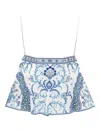 Camilla Iznik Lullaby Shorts In Blue