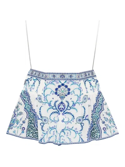 Camilla Iznik Lullaby Shorts In Blue
