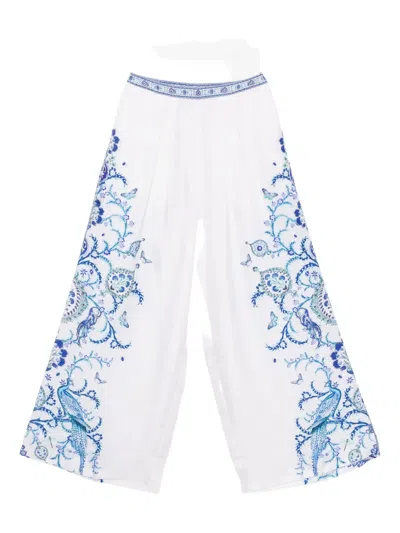 Camilla Iznik Lullaby Wide-leg Pants In Blue