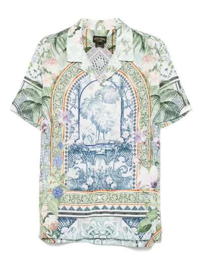 Camilla Hemd Mit Jardim Party-print