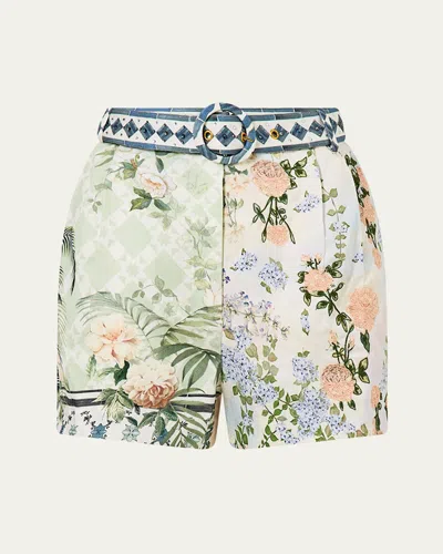 CAMILLA JARDIM PARTY TUCK FRONT SHORTS